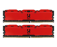 GOODRAM 16GB (2x8GB) 3000MHz CL16 IRDM X Red - 395474 - zdjęcie 1